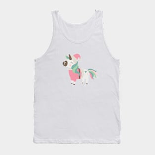 Christmas unicorn Tank Top